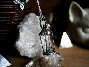 Collier Lanterne II - Cristal de roche - Argent 925