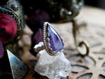 Charger l&#39;image dans la galerie, Réservée Nadia - Bague Améthyste Trapiche - Argent 925
