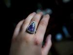Charger l&#39;image dans la galerie, Réservée Nadia - Bague Améthyste Trapiche - Argent 925
