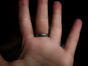Réservée Damian - Bague Labradorite & Feuilles - Argent 925