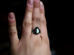 Charger l&#39;image dans la galerie, Réservée Damian - Bague Labradorite &amp; Feuilles - Argent 925

