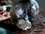 Charger l&#39;image dans la galerie, RÉSERVÉE HÉLÈNE - Bague Nacre &amp; Feuilles - Argent 925

