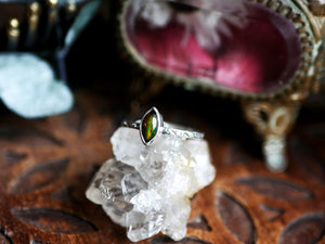 RÉSERVÉE LARA - Bague Opale Noire - Argent 925
