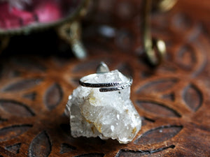 RÉSERVÉE LARA - Bague Opale Noire - Argent 925