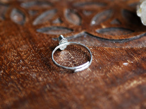 RÉSERVÉE LARA - Bague Opale Noire - Argent 925