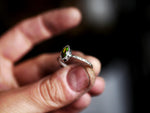 Charger l&#39;image dans la galerie, RÉSERVÉE LARA - Bague Opale Noire - Argent 925
