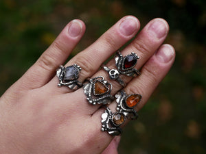 Bague Citrine Brandy II - Argent 925