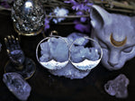 Charger l&#39;image dans la galerie, Créoles Opale Aurora &amp; Cristal de roche  - Argent 925

