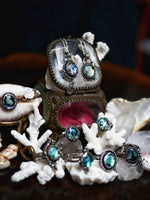 Charger l&#39;image dans la galerie, Collier &quot;Les Sirènes&quot; I - Ormeau &amp; Quartz - Argent 925
