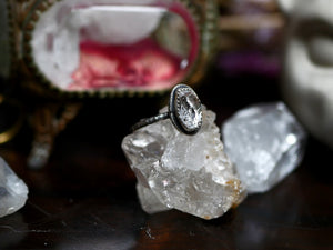 Bague réglable Diamant d'Herkimer V - Argent 925