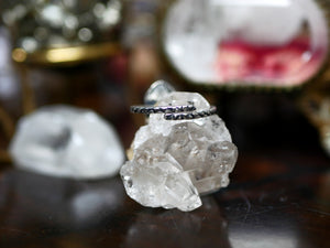 Bague réglable Diamant d'Herkimer III - Argent 925