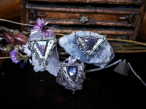 Talisman de Lumière III - Labradorite violette - Argent 925