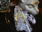 Charger l&#39;image dans la galerie, Boucles d&#39;oreilles Feuilles III - Laiton
