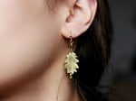 Charger l&#39;image dans la galerie, Boucles d&#39;oreilles Feuilles III - Laiton
