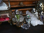 Charger l&#39;image dans la galerie, Collier Fiole d&#39;Harmonie - Fluorine, Prehnite, Aventurine - Argent 925
