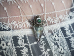 Charger l&#39;image dans la galerie, Collier Fiole d&#39;Harmonie - Fluorine, Prehnite, Aventurine - Argent 925
