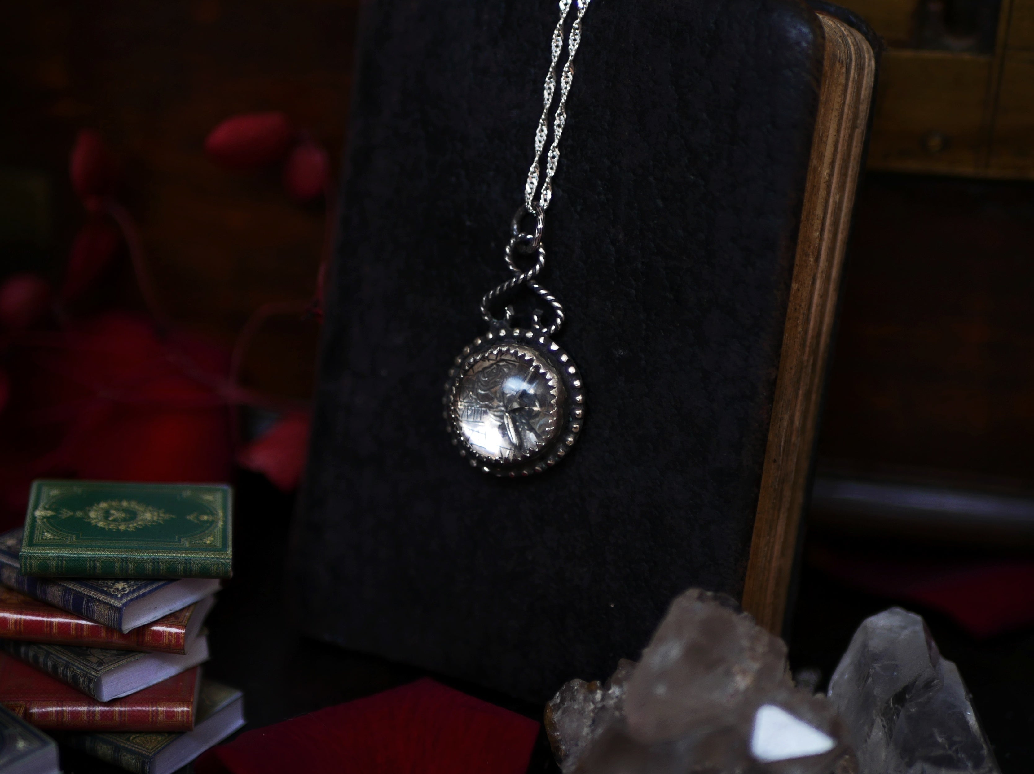 Collier "Wonderland" III - Verre - Argent 925