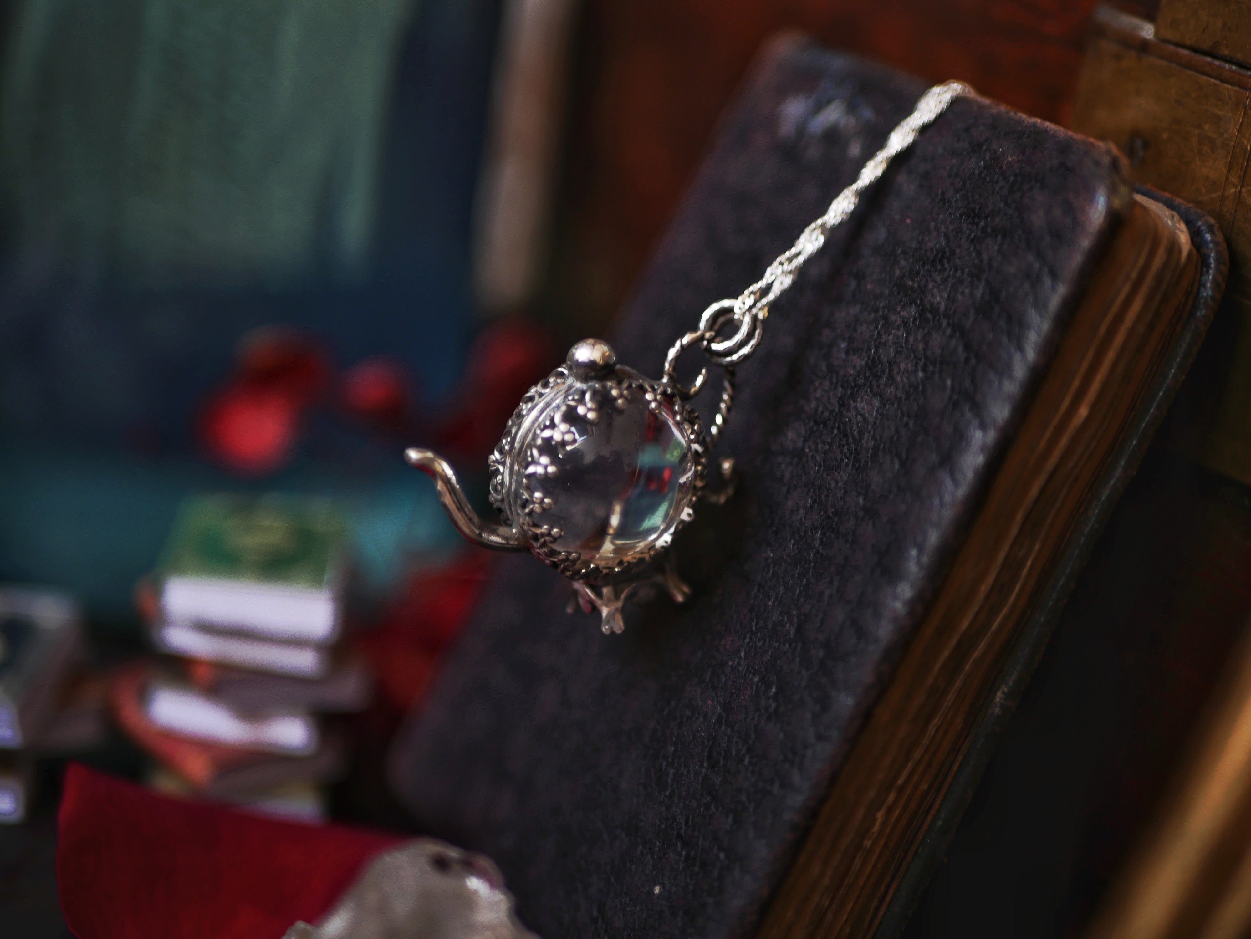 Collier "Wonderland" VII - Cristal de Roche - Argent 925