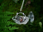 Charger l&#39;image dans la galerie, Collier &quot;Forêt Enchantée&quot; III - Quartz grenat - Argent 925
