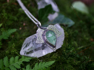 Collier "Forêt Enchantée" XII - Tanzurine - Argent 925