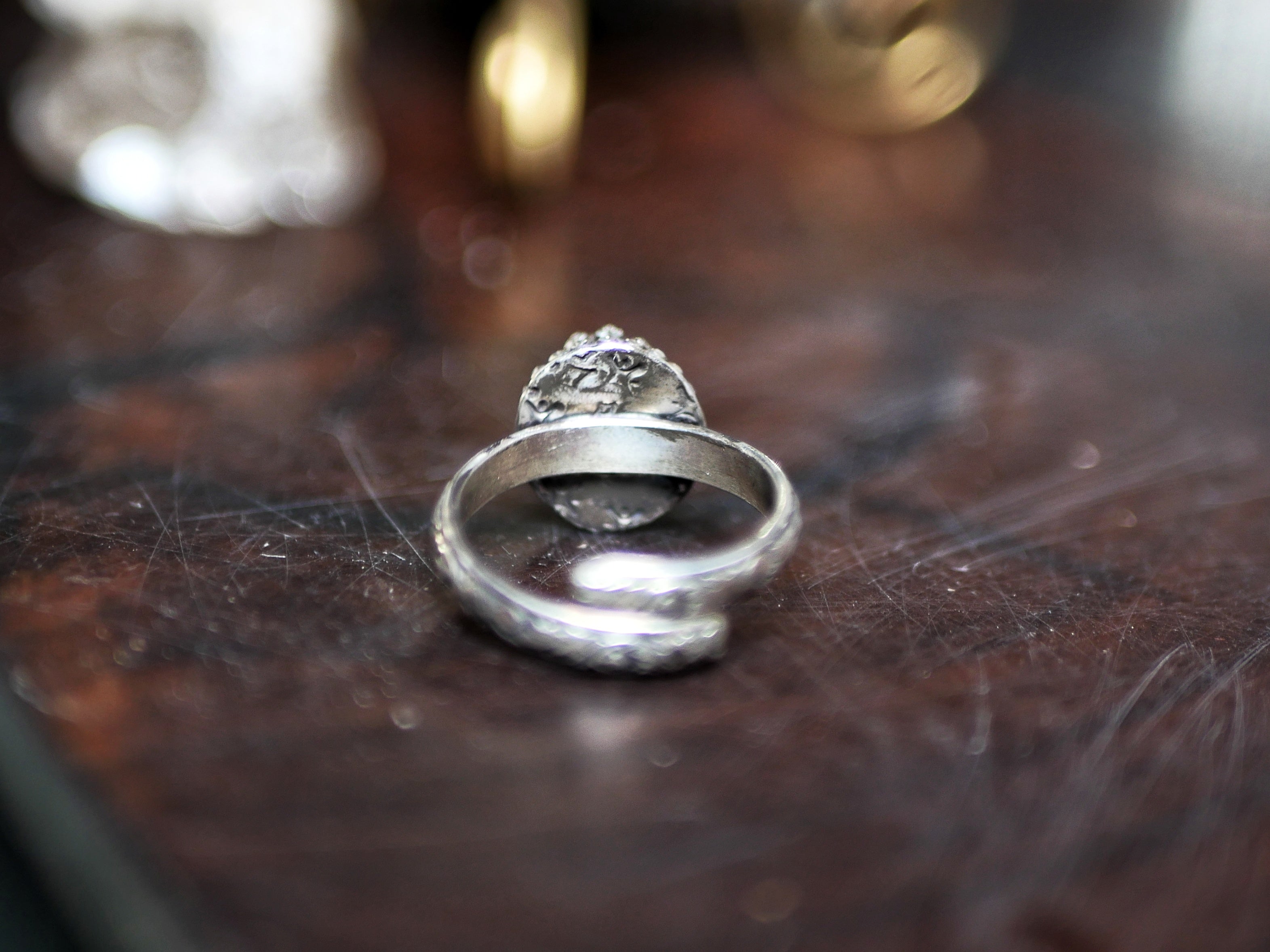Bague réglable Diamant d'Herkimer VI - Argent 925