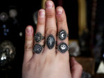 Charger l&#39;image dans la galerie, Bague réglable Étoile de Feu - Quartz - Argent 925
