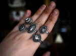 Charger l&#39;image dans la galerie, Bague réglable Étoile de Feu - Quartz - Argent 925
