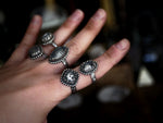 Charger l&#39;image dans la galerie, Bague réglable Étoile de Feu - Quartz - Argent 925
