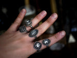 Charger l&#39;image dans la galerie, Bague réglable Étoile de Feu - Quartz - Argent 925
