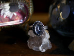 Charger l&#39;image dans la galerie, Réservée - Bague réglable Lune II - Quartz - Argent 925
