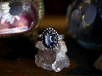 Charger l&#39;image dans la galerie, Réservée - Bague réglable Lune II - Quartz - Argent 925
