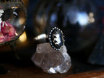 Charger l&#39;image dans la galerie, Réservée - Bague réglable Lune II - Quartz - Argent 925
