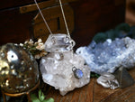 Charger l&#39;image dans la galerie, Collier Pampilles Lune - Pierre de Lune - Argent 925
