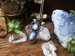 Charger l&#39;image dans la galerie, Collier Déesse Lunaire - Pierre de Lune - Argent 925
