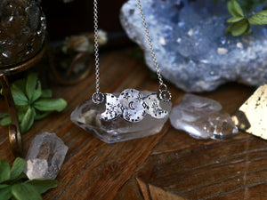 Collier Triple Lune - Pierre de Lune - Argent 925