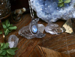 Charger l&#39;image dans la galerie, Collier Lune - Pierre de Lune - Argent 925
