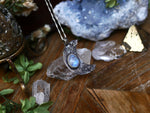 Charger l&#39;image dans la galerie, Collier Lune - Pierre de Lune - Argent 925
