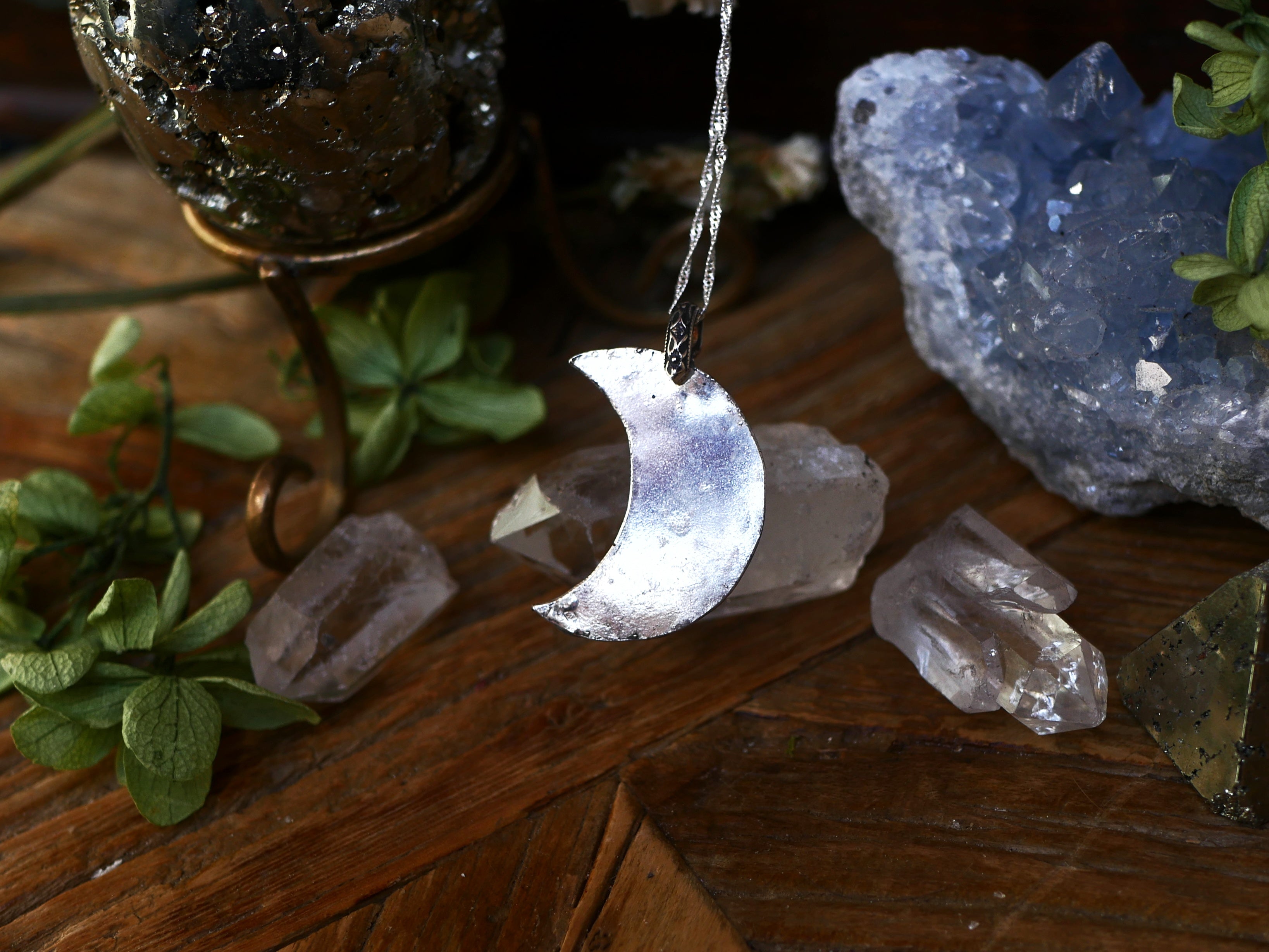 Collier Lune - Pierre de Lune - Argent 925