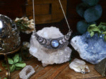 Charger l&#39;image dans la galerie, Collier Phases de Lune - Pierre de Lune - Argent 925
