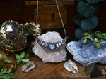 Charger l&#39;image dans la galerie, Collier Phases de Lune - Pierre de Lune - Argent 925
