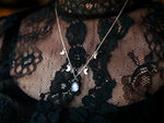 Charger l&#39;image dans la galerie, Collier Pampilles Lune - Pierre de Lune - Argent 925
