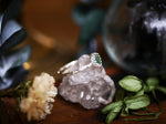 Charger l&#39;image dans la galerie, Bague fine réglable Emeraude - Argent 925
