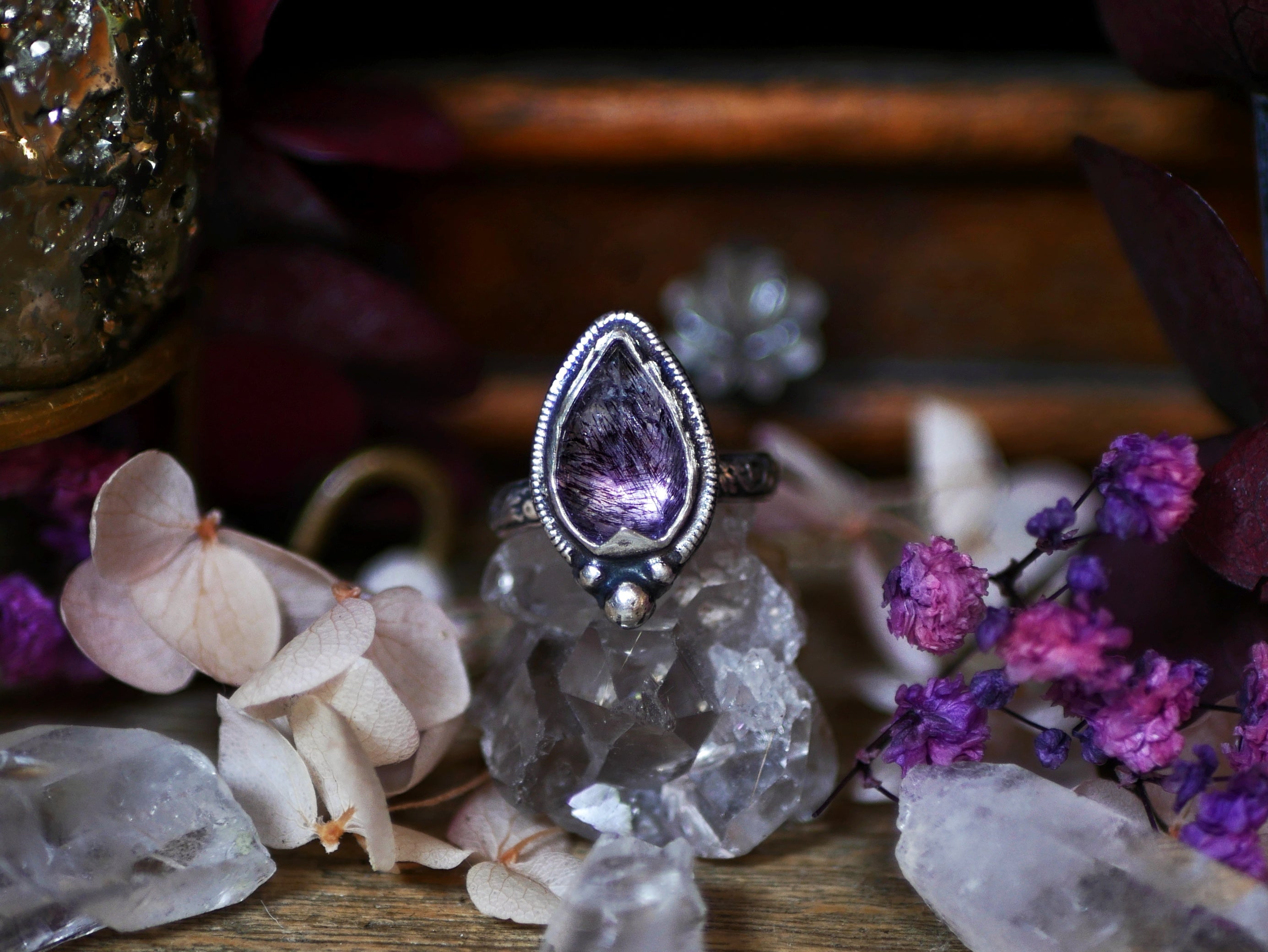 Bague réglable Super Seven VII - Argent 925