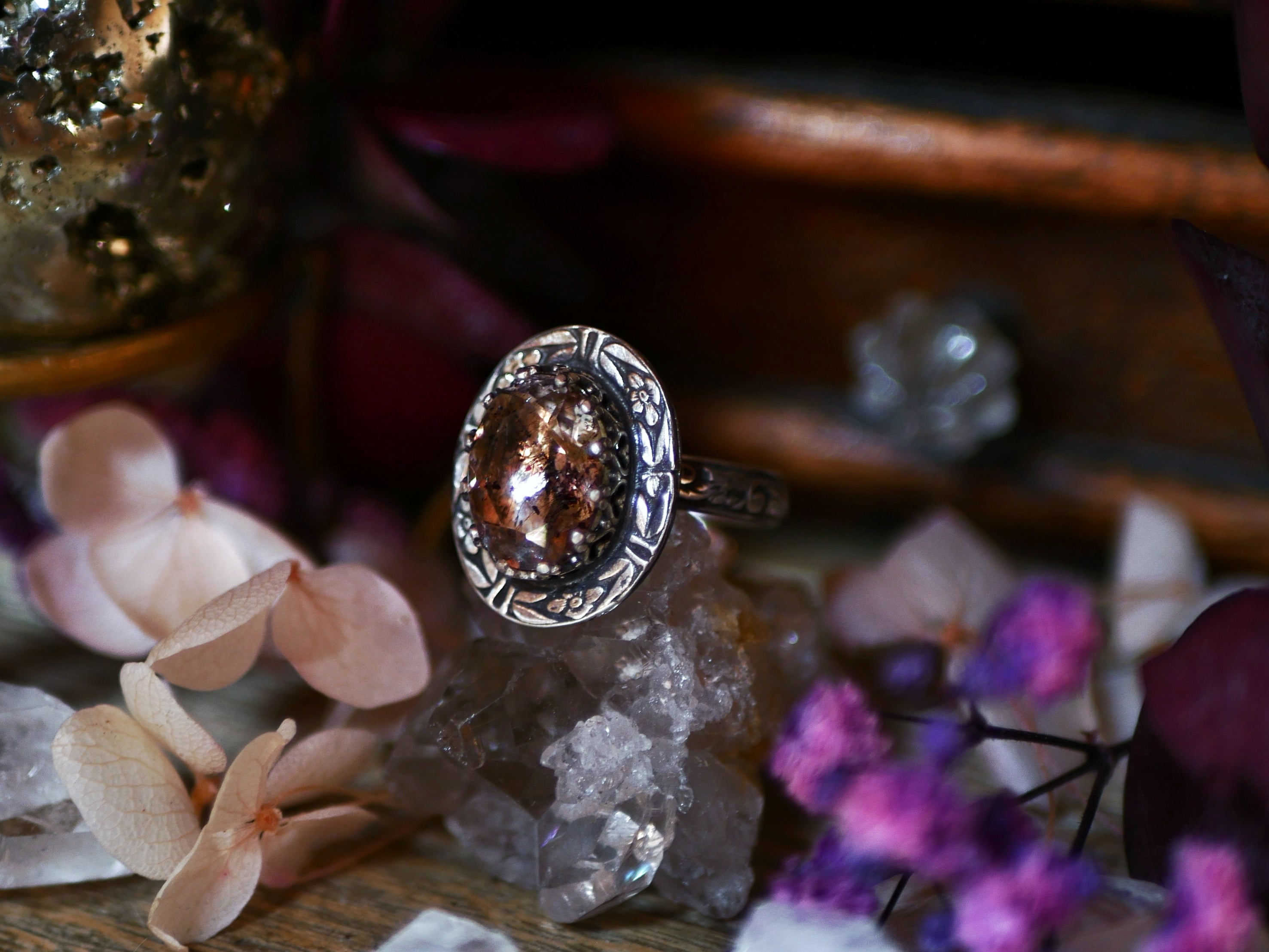 Bague réglable Super Seven IV - Argent 925