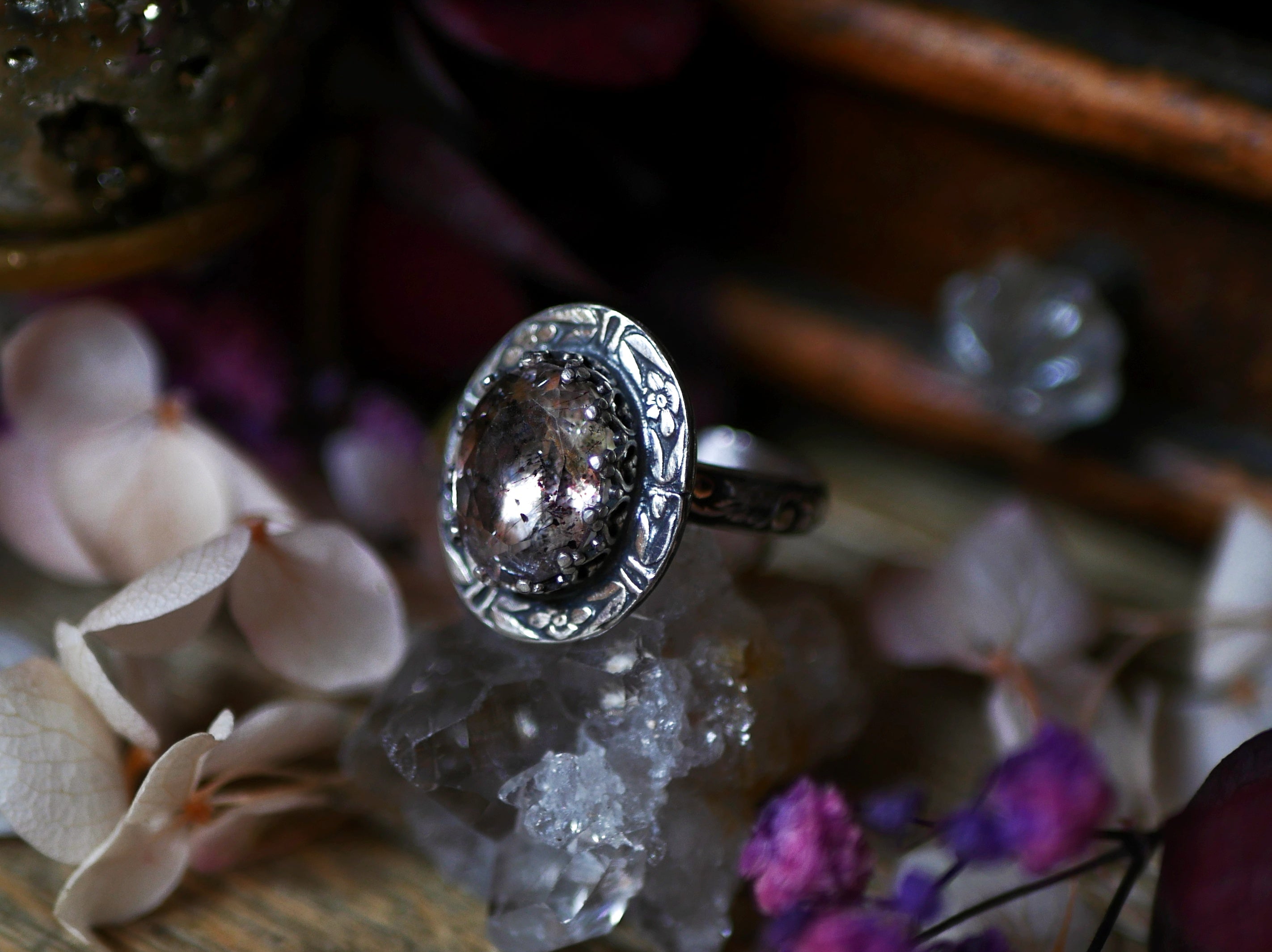 Bague réglable Super Seven IV - Argent 925