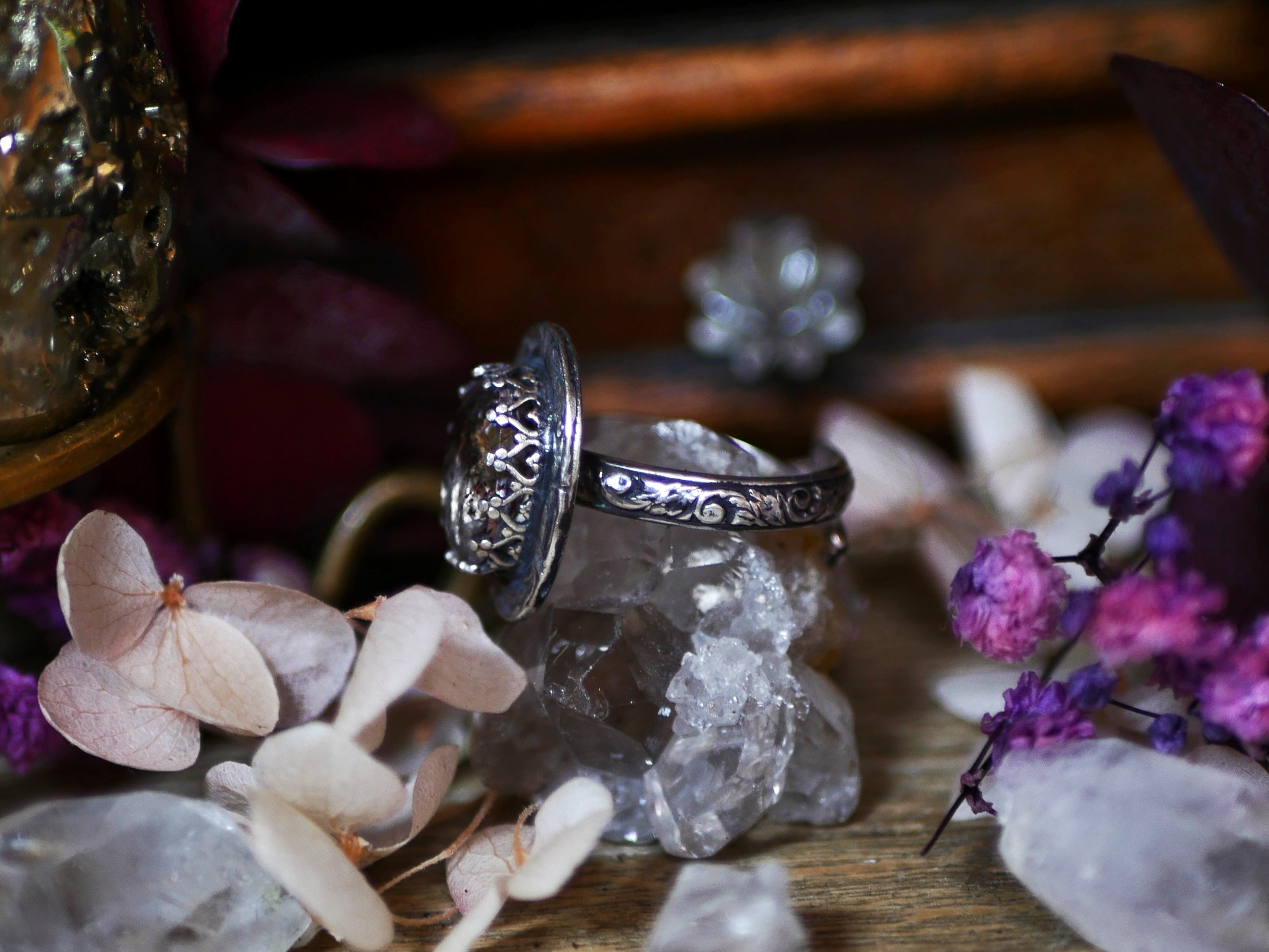 Bague réglable Super Seven IV - Argent 925