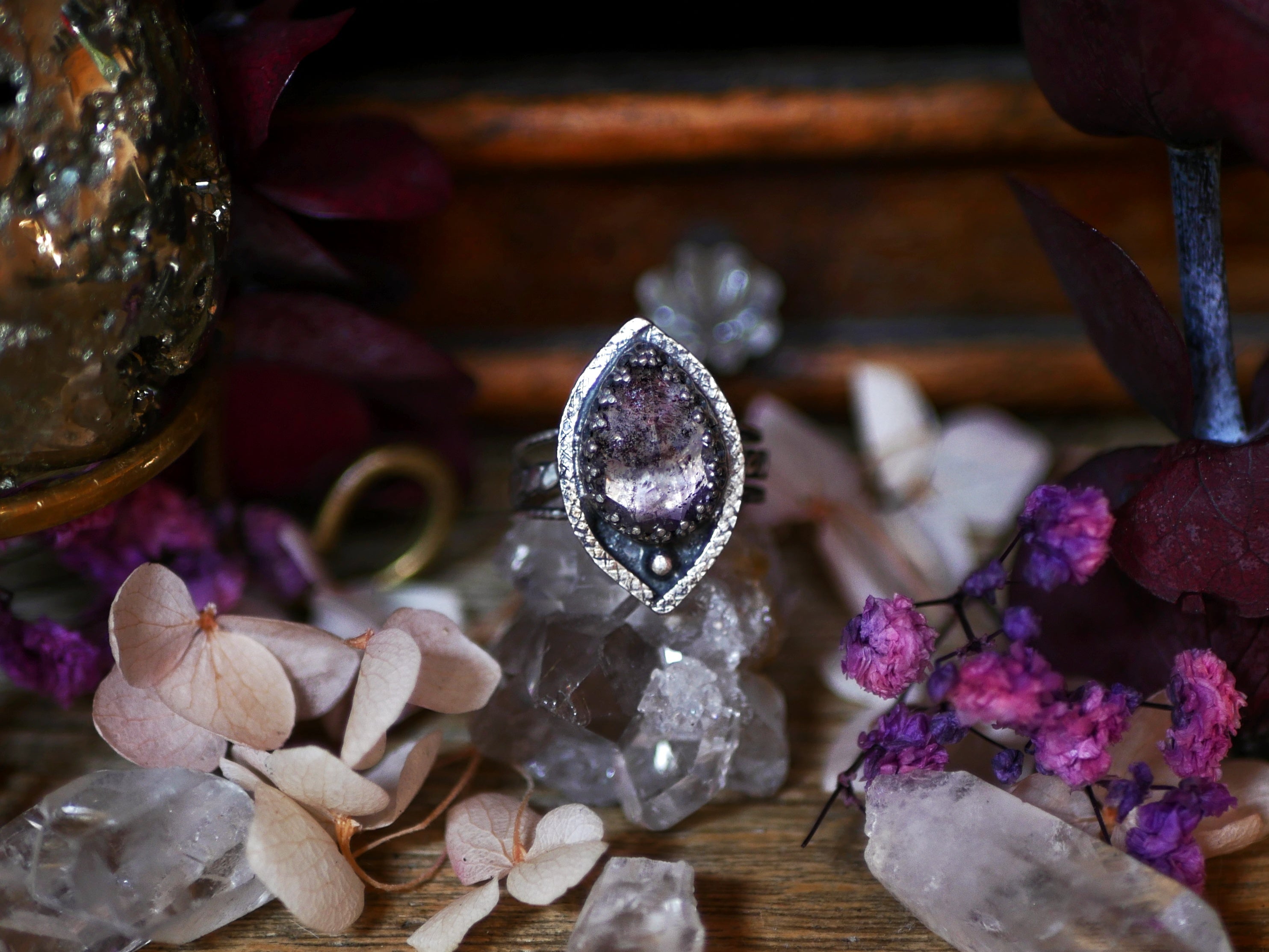 Bague réglable Super Seven III - Argent 925