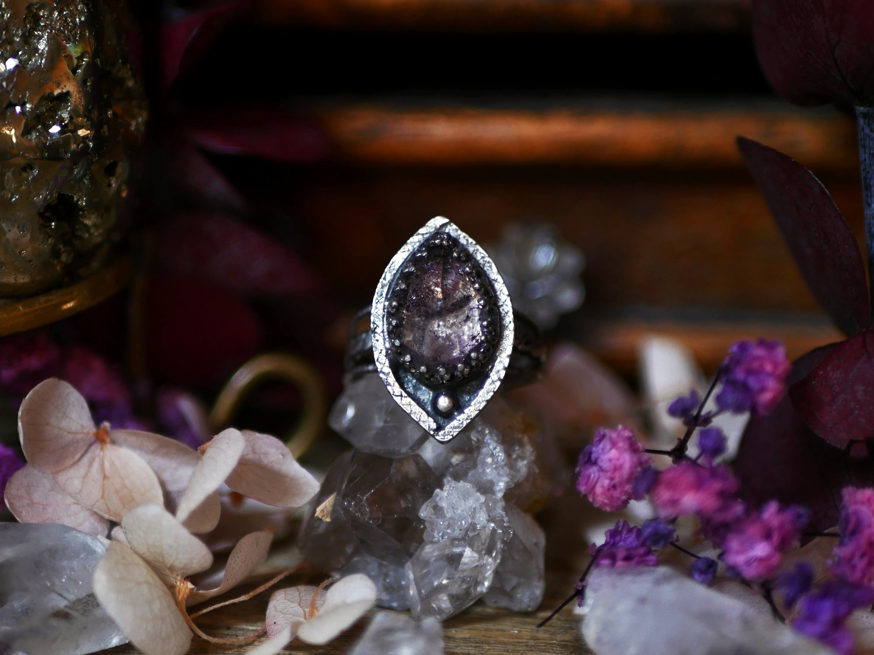 Bague réglable Super Seven III - Argent 925