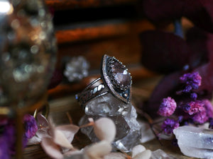 Bague réglable Super Seven III - Argent 925