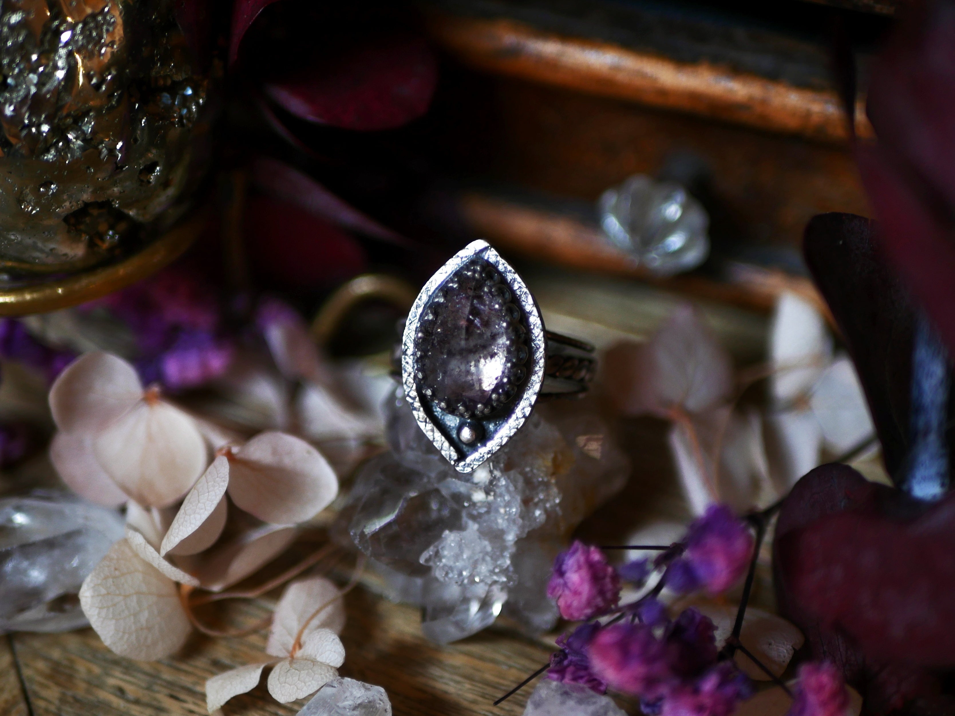 Bague réglable Super Seven III - Argent 925